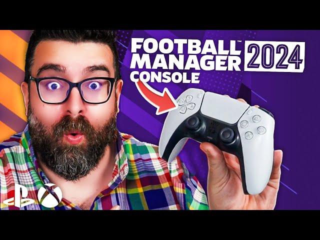 FOOTBALL MANAGER 2024 Console Edition | First Look & Review of FM24 on PS5 & Xbox Game Pass