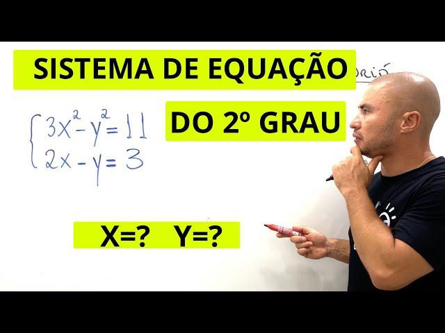 RESOLVENDO SISTEMA DE EQUAÇÃO DO 2° GRAU