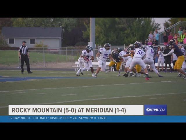 Highlights: Rocky Mountain remains unbeaten with 31-7 win over Meridian