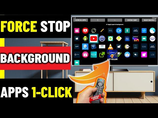 I CLOSED 89 BACKGROUND APPS IN 1 SECOND (ANDROID TV / FIRESTICK)