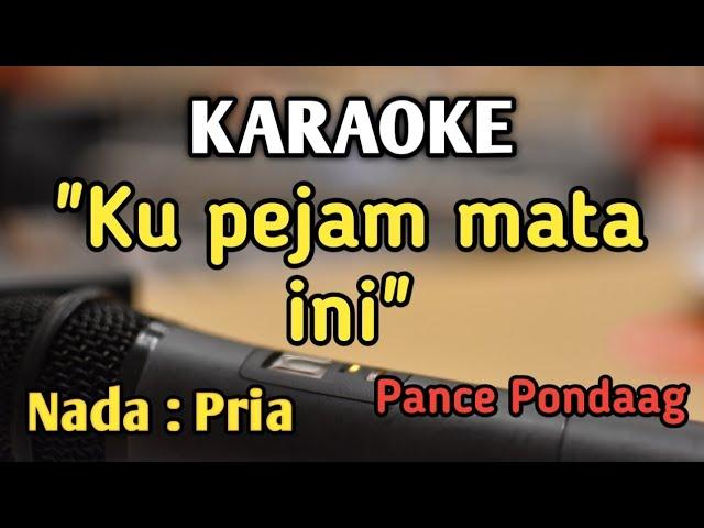 UNTUK SEBUAH NAMA - KARAOKE || NADA PRIA COWOK || Pop Nostalgia || Pance Pondaag || Live Keyboard