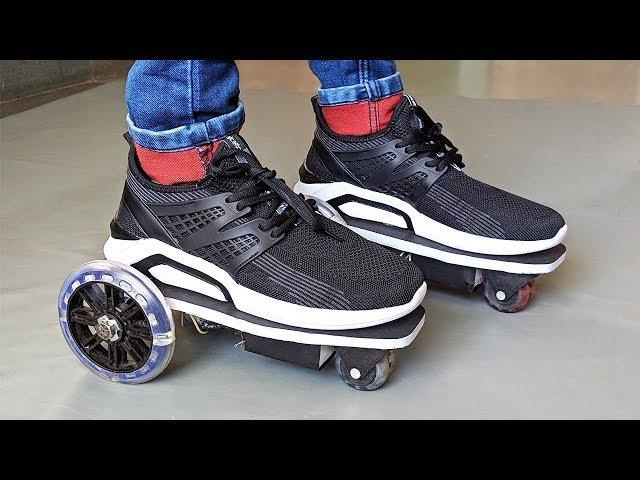 How to Make an Electric Motorized Shoes / Skating at Home