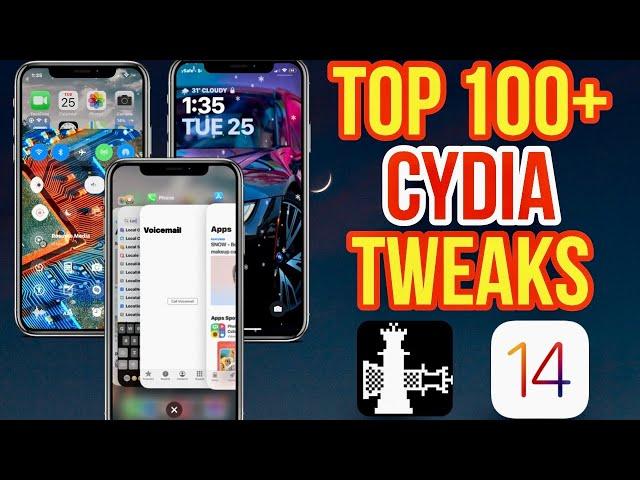 TOP 100+ CYDIA TWEAKS iOS 14/13