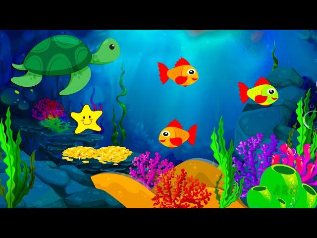 Gentle Bedtime Lullabies and Peaceful Fish Animation  Baby Lullaby Mozart  Baby Sleep Music