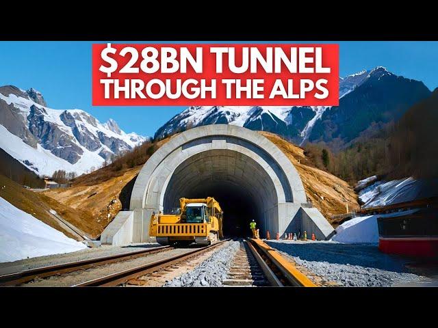 France Is Building A $28 BILLION Tunnel To Italy Through The Alps