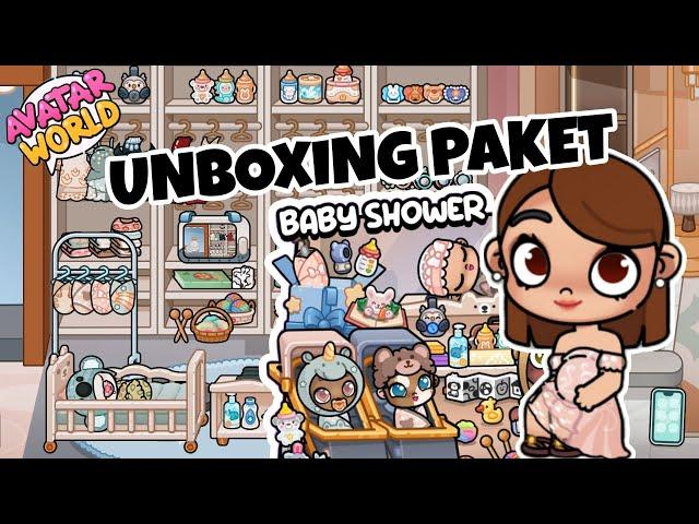 UNBOXING PAKET BABY SHOWER DI AVATAR WORLD | PAZU