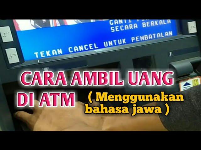 Cara ambil Uang di ATM BRI