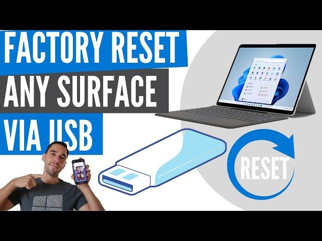 How to reset any Microsoft Surface via USB (Bare Metal Recovery)