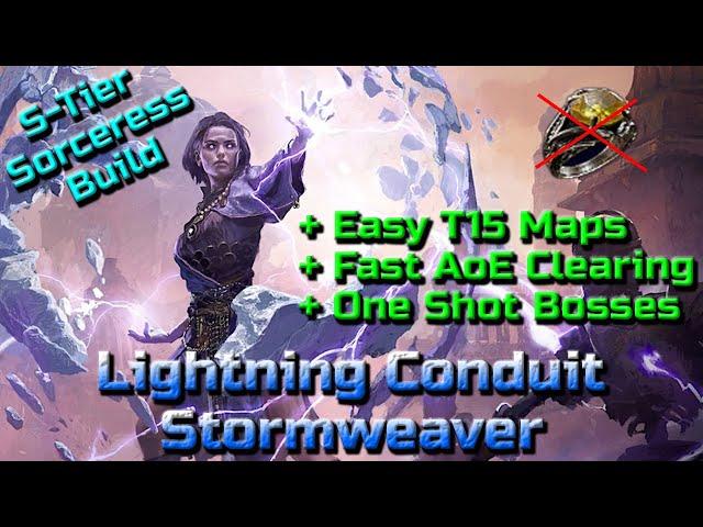 T15 MAP UPDATE! Archmage Lightning Conduit Stormweaver Build Guide - Path of Exile 2