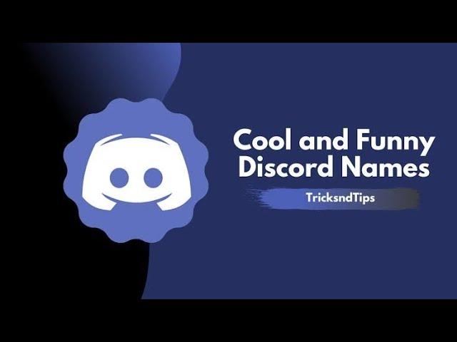 100+ Cute, Clever And Funny Discord Name Idea (2023) l New And Latest Discord Name Collection