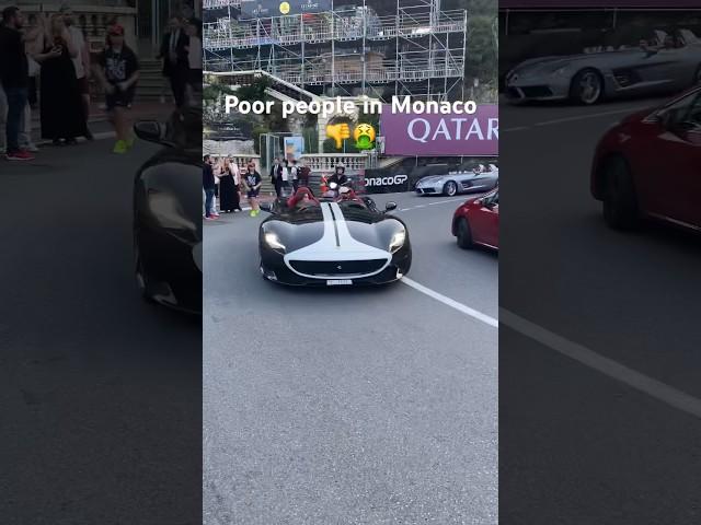 Billionaire vs poor #lifestyle #supercars #carspotting #car #luxury #funny #hypercar #monaco