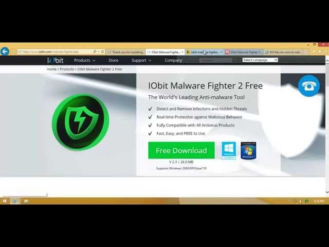 IOBit Malware Fighter 2 free version review