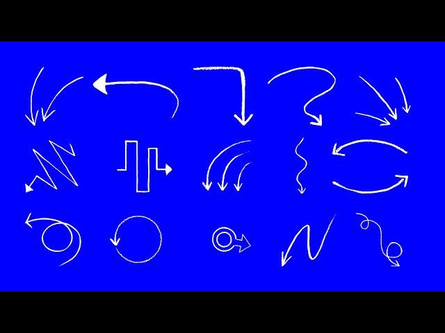  ARROW DOODLES and SCRIBBLES Animation overlays 