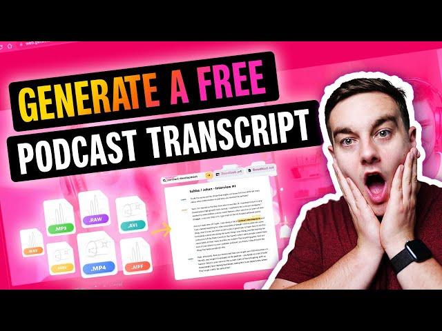 Podcast Transcription | How to Transcribe Audio to Text (Automatic)