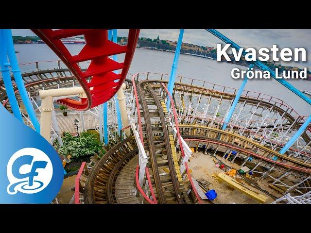 Kvasten front seat on-ride 5K POV @60fps Gröna Lund Grona Lund