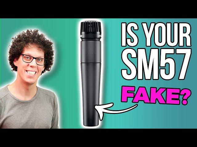 How to spot a FAKE SM57 Microphone (FAKE vs REAL)