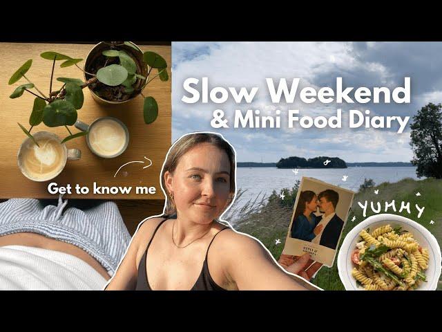 Mini FOOD DIARY & Slow Weekend: Let´s get to know me | Janne Greta