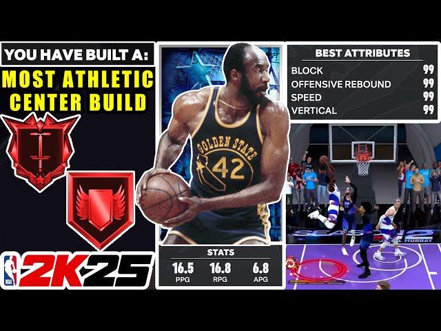 THE TALLEST & MOST ATHLETIC CENTER BUILD WITH 99 BLOCK IS INSANE ON NBA 2K25! Best Unique Builds