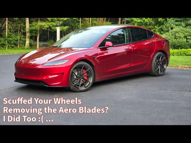 Scuffed Your 20" Warp Wheels Removing Aero Blades on Your Model 3 Performance? I Did...