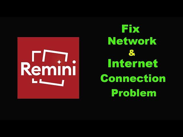 Remini App Network & No Internet Connection Error Problem in Android Smartphone