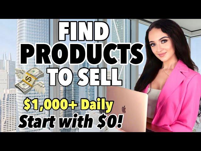 How To Find WINNING Products To Sell Online (Dropshipping & E-commerce!)