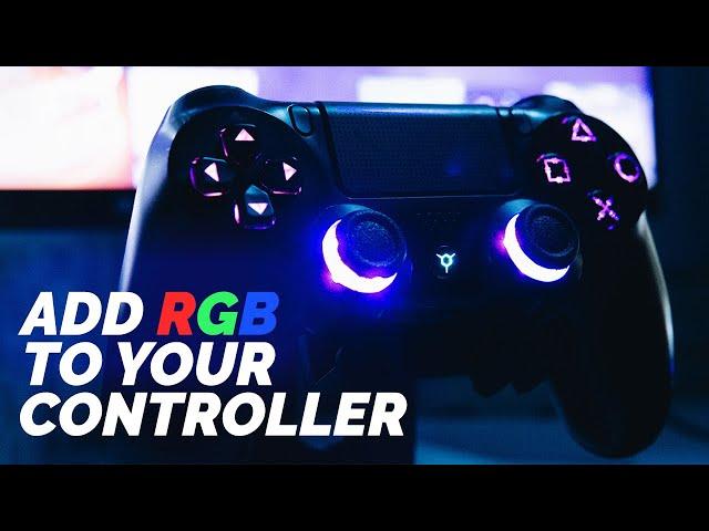 The Most Overkill PS4 Controller RGB Mod!