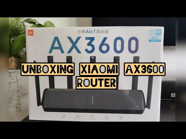 Xiaomi AX3600 Wifi 6 Router - UNBOXING