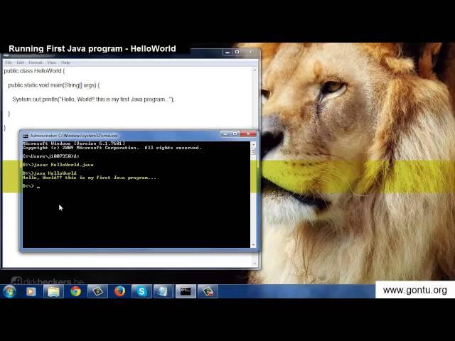 Core Java Tutorial 04 - Running First Java program without Eclipse IDE - HelloWorld Java Program