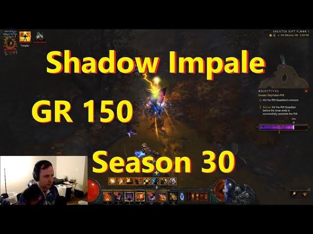 Shadow Impale 150 Season 30 Diablo 3