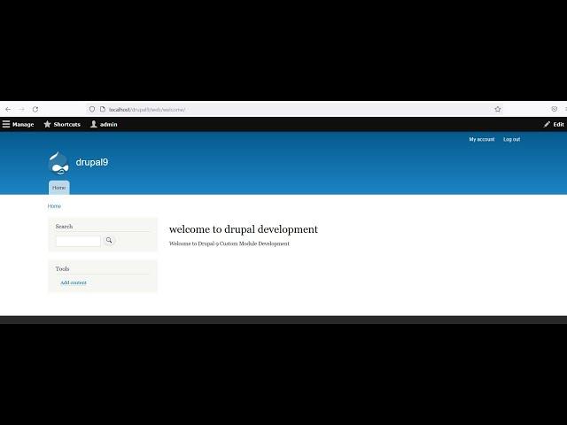 Drupal 9 module development