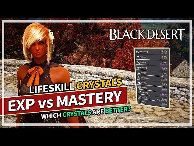 Lifeskill EXP vs Mastery Crystals - Which is better? | Black Desert