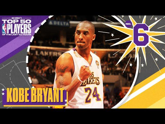 Kobe Bryant | No. 6 | Nick Wright's Top 50 NBA Players of the Last 50 Years | What's Wright?