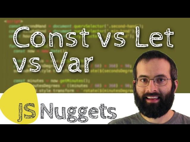 Const vs Var vs Let - JavaScript ES6