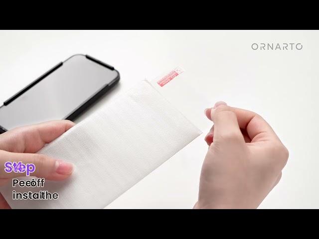 ORNARTO Screen Protector Installation Guide