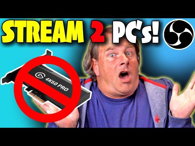 2 PC Streaming Setup With NO Capture Card! FREE