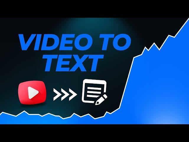 Convert Youtube video to text