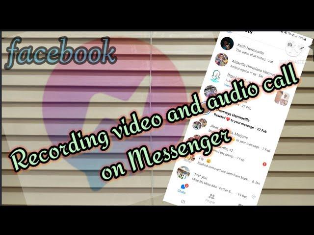 How to record video and audio calls on facebook messenger?