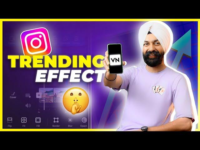 Trending Instagram Effect  Slide Outfit Transition  VN Video Editing | in Hindi