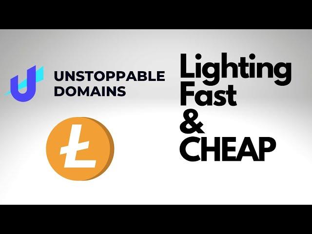 Unstoppable Domains Partnership w/ Litecoin - INSTANT & CHEAP Crypto Payments!