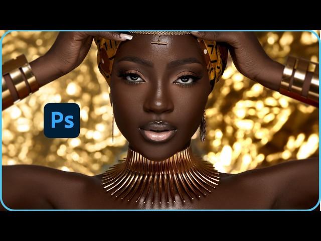 High-End Skin Retouching Using Frequency Separation | Photoshop Tutorial