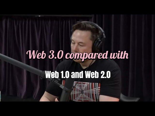 Web 3 0 compared with Web 1 0 and Web 2 0