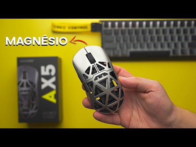 Testando um mouse diferenciado da china - MChose AX5 Pro Max Review PT-BR