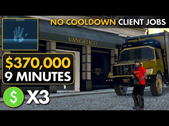 $370,000 in 9 MINUTES! TRIPLE MONEY Client Jobs | NO Cooldown!