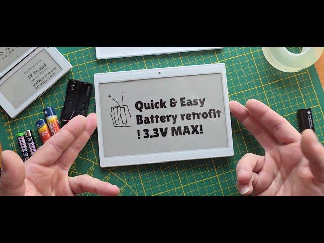 Battery Replacement on closed 7.5" E-Paper display