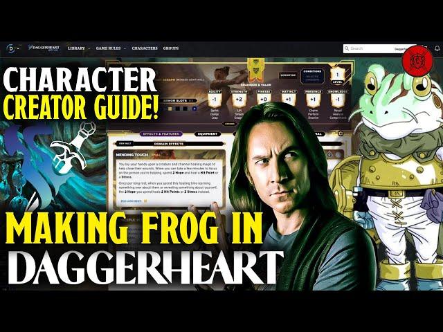 We Made Frog In Daggerheart! - Your ULTIMATE Daggerheart Character Creation Guide!