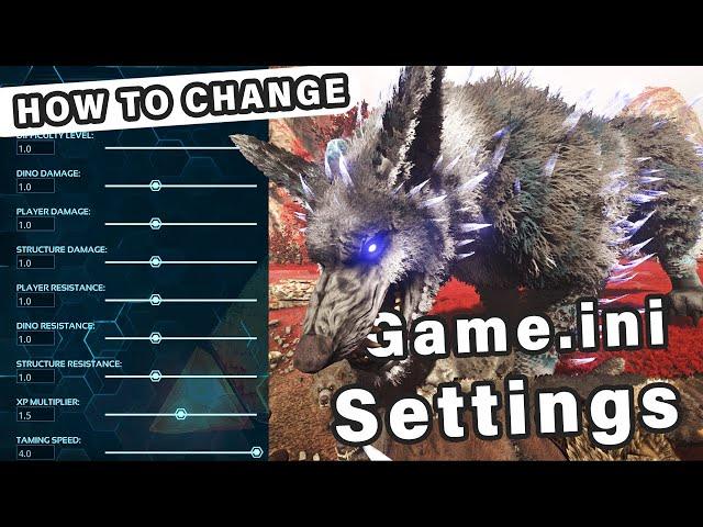 How to change Game .ini and Game User Settings .ini ► Ark Survival Evolved