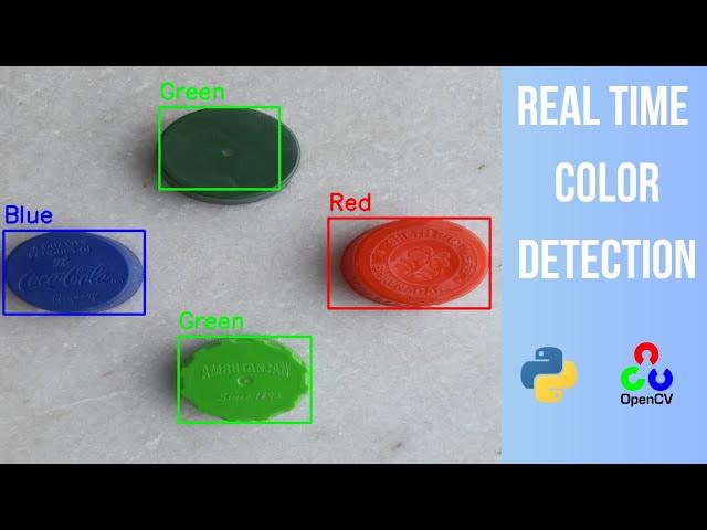 Real time Color Detection using OpenCV and Python