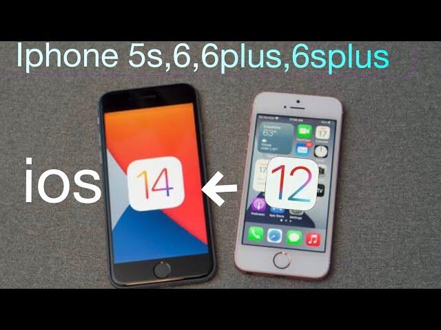 How to install ios 14 in iPhone 6, 6 plus, 6s plus and 5s  How to update iPhone 6 and 5s on ios 14