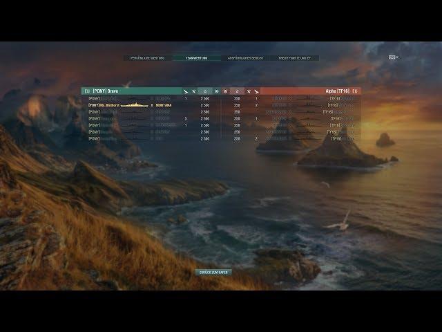 World of Warships - Clanbattles Season 5 - Pony vs TF16