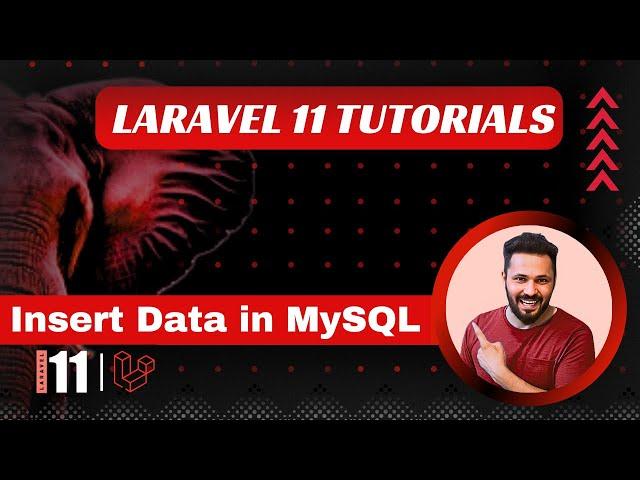 Laravel 11 tutorial #41 Insert data in MySQL table with html form